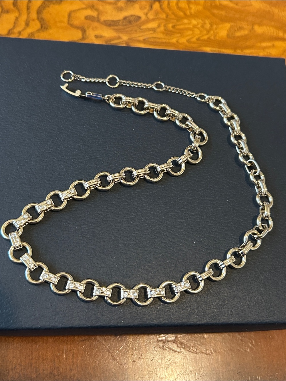 Givenchy Goldtone Crystal Statement Necklace